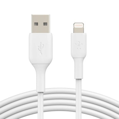 USB-A naar Lightning 2 M (White)
