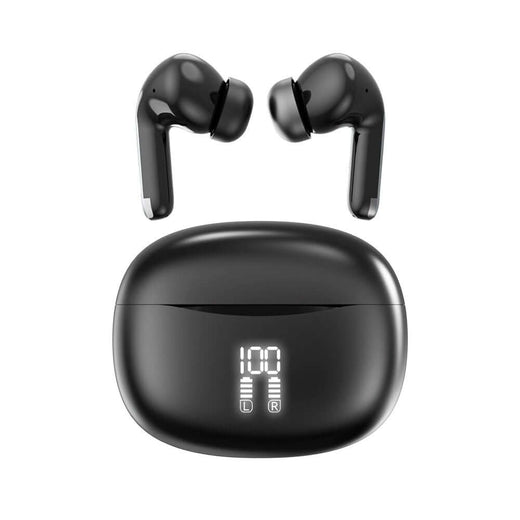 Wave WA-204 draadloze oordopjes met ANC, ENC en display – zwart