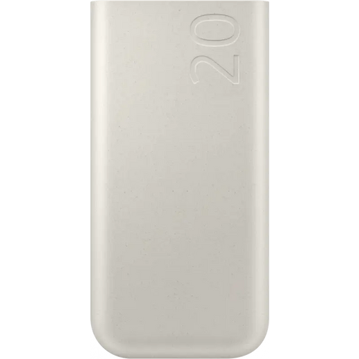 Batterie externe Samsung 20 000 mAh 45 W – 3× USB-C – Beige