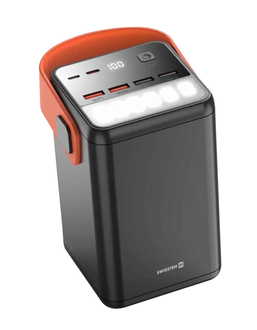 Swissten Powerbank 60000 mAh - Puissante PowerLine 65W pour une Énergie sans Limites