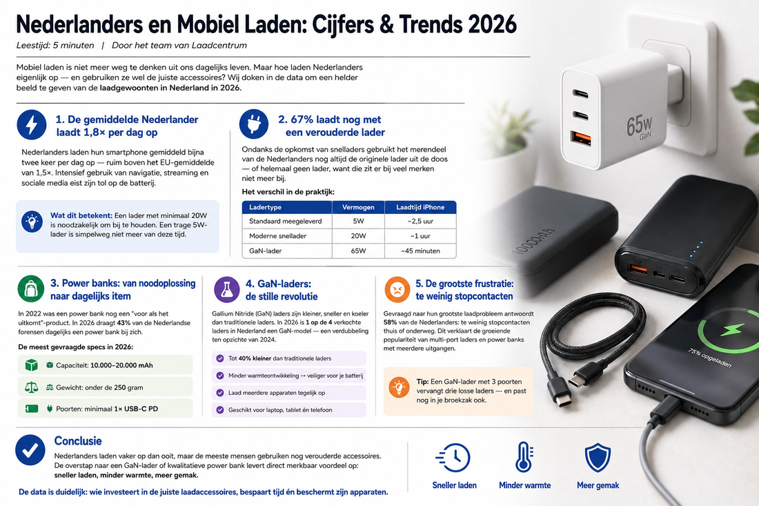 Nederlanders en Mobiel Laden: Cijfers & Trends 2026