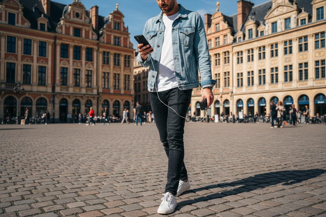 Acheter une powerbank à Lille – Grand’Place et architecture flamande