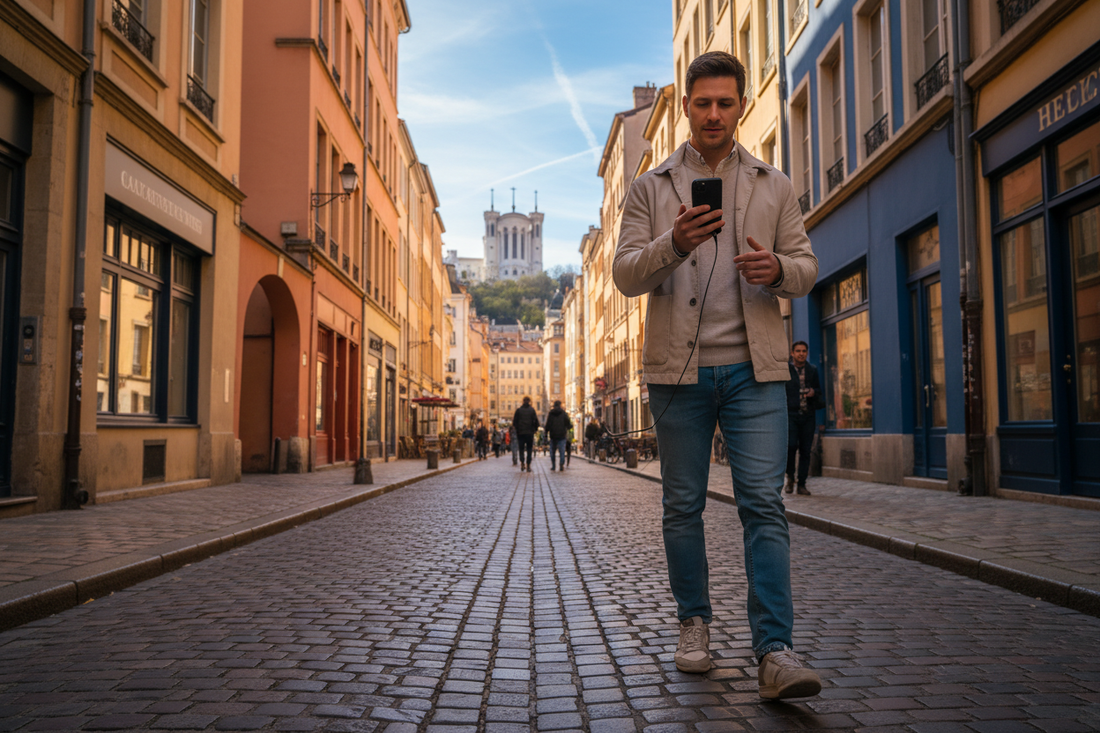 Acheter une powerbank à Lyon – Vieux-Lyon et basilique de Fouvière