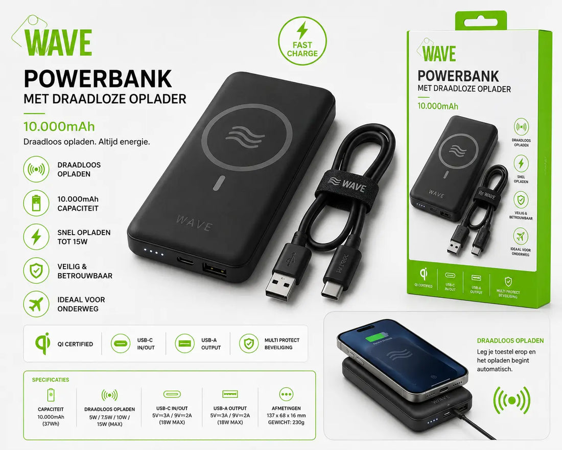Wave opladers en accessoires: de complete gids voor snel en efficiënt opladen - Laad Centrum