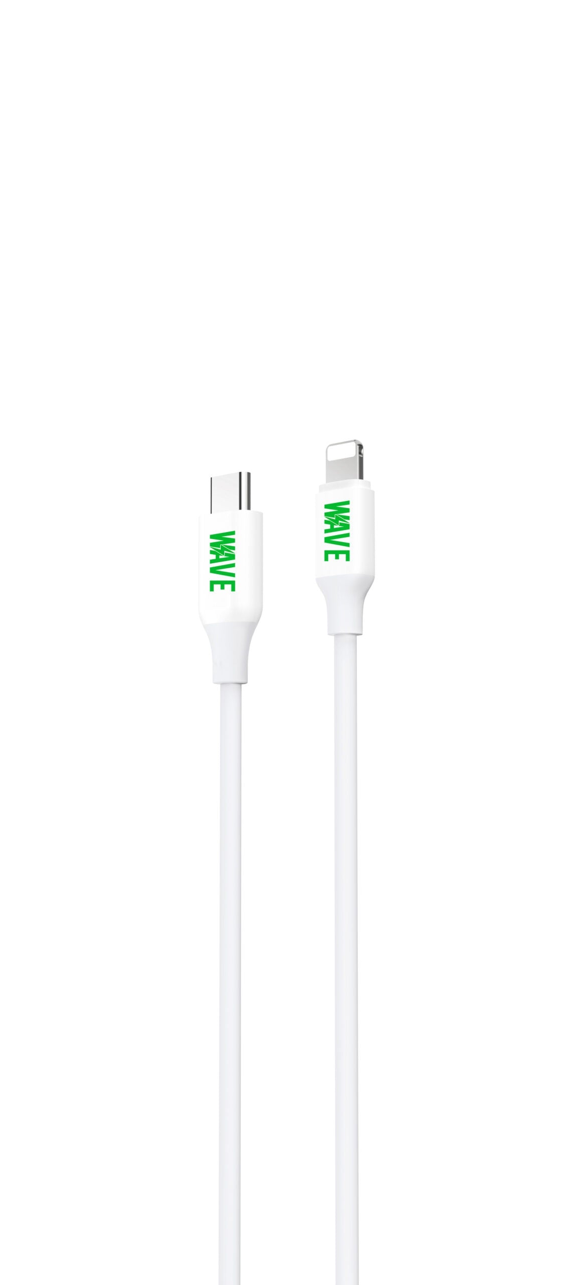 Wave WA-9 USB-C naar Lightning oplaadkabel 2 meter 20W wit