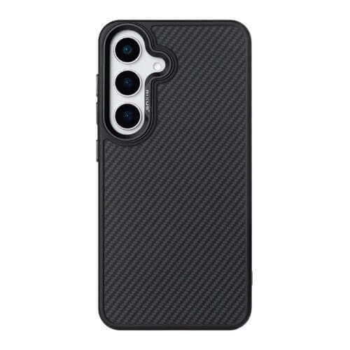 Rixus Mag Carbon MagSafe-compatibel hoesje voor Samsung Galaxy S26 Plus – zwart