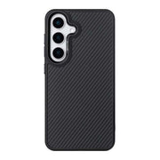 Rixus Mag Carbon MagSafe-compatibel hoesje voor Samsung Galaxy S26 Plus – zwart