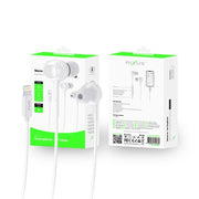 Rixus RXHD56LW Lightning Oordopjes met Microfoon – Wit