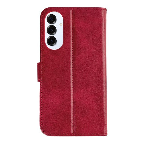 Rixus bookcase voor Samsung Galaxy S25 Edge – donkerrood
