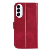 Rixus bookcase voor Samsung Galaxy S25 Edge – donkerrood