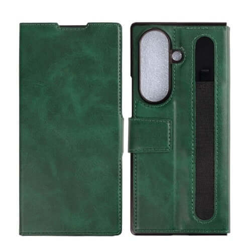 Rixus wallet-hoesje met penhouder voor Samsung Galaxy Z Fold8 Ultra – groen