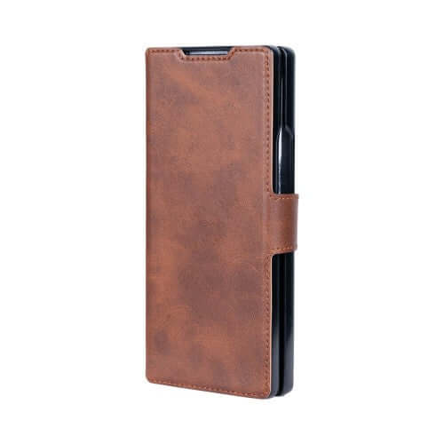 Rixus wallet-hoesje met penhouder voor Samsung Galaxy Z Fold6 – bruin