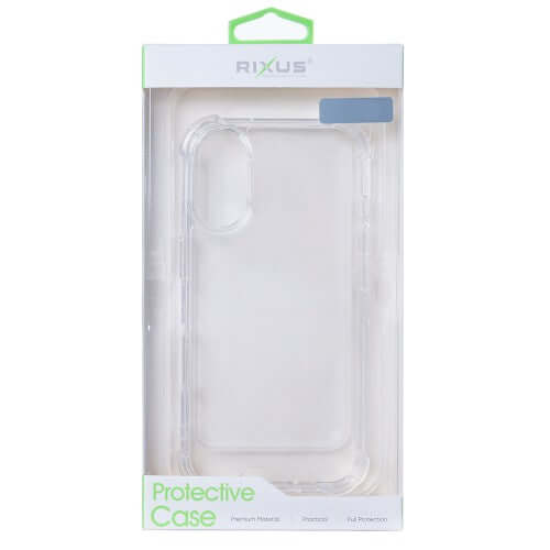 Rixus Anti-Burst hoesje voor Samsung Galaxy S25 Edge – transparant