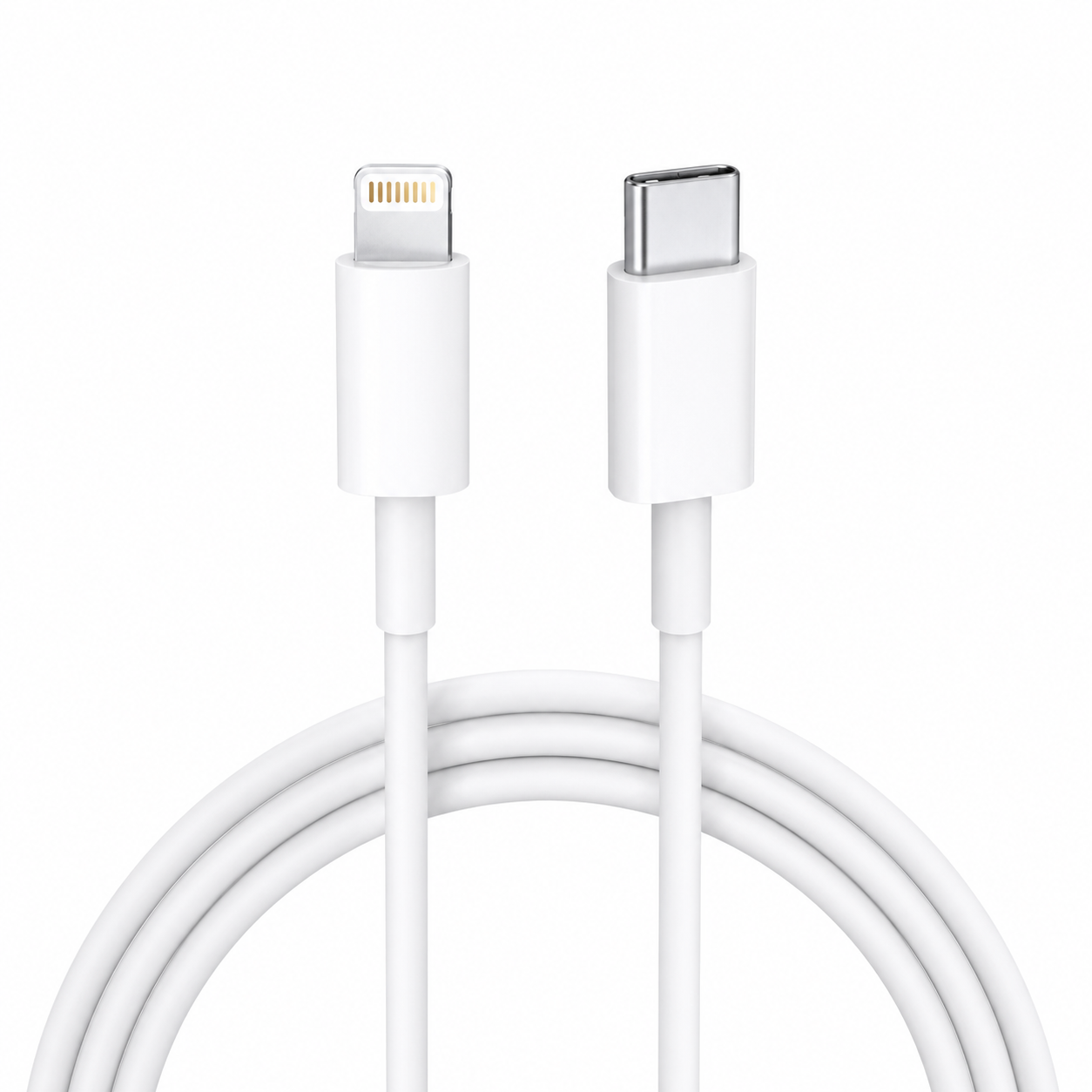 Originele USB-C naar Lightning Kabel 1 Meter – Snelladen & Data Sync voor iPhone en iPad – Wit