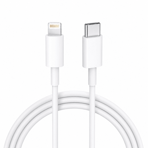 Originele USB-C naar Lightning Kabel 1 Meter – Snelladen & Data Sync voor iPhone en iPad – Wit - Wave by Laad Centrum