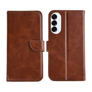 Rixus bookcase voor Samsung Galaxy S25 Edge – bruin