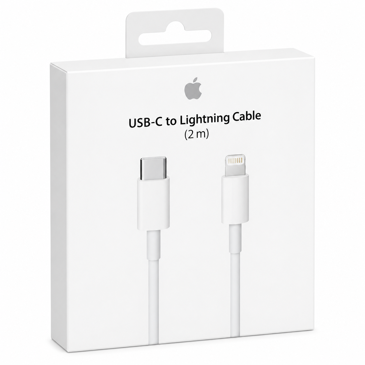 Apple iPhone USB-C naar Lightning Kabel 2 Meter – Snelladen & Data Sync – Wit