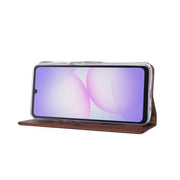 Rixus bookcase voor Samsung Galaxy A07 / A08 – bruin