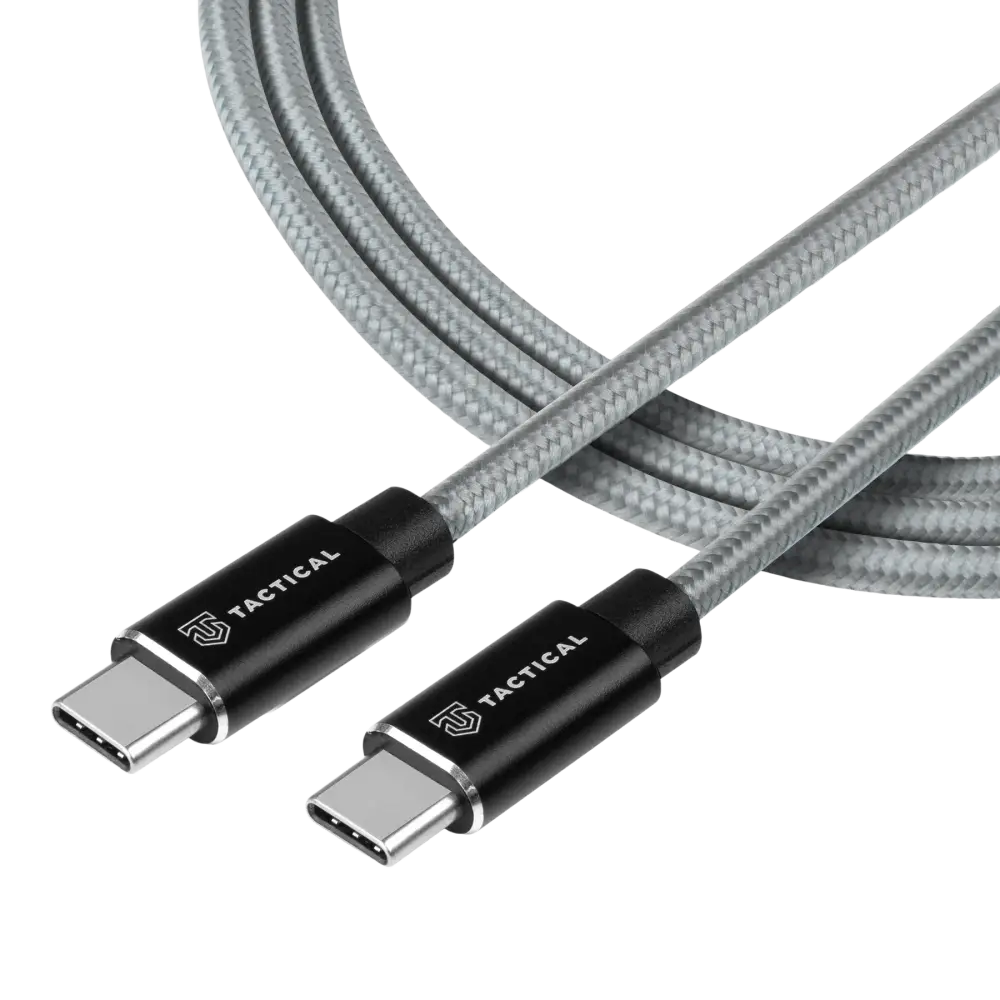 100W Tactical USB-C Oplaadkabel – Kevlar 30 cm