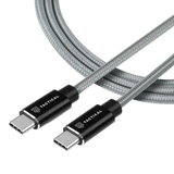 100W Tactical USB-C Oplaadkabel – Kevlar 30 cm
