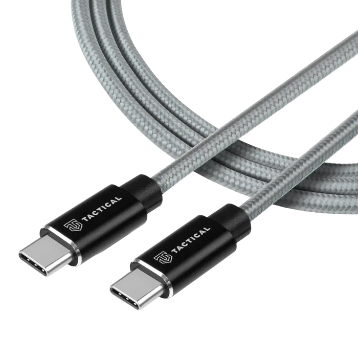 100W Tactical USB-C Oplaadkabel – Kevlar – 30 cm