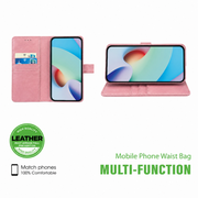Wave Leer boekhoes iPhone 18 Pro Max - Pink