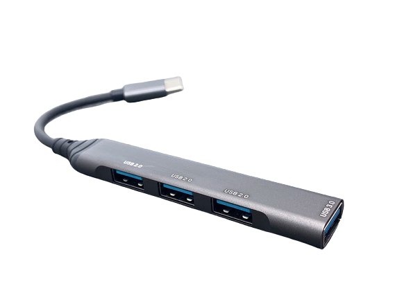 Type-C Plug to 4 USB Port Extender SX-35