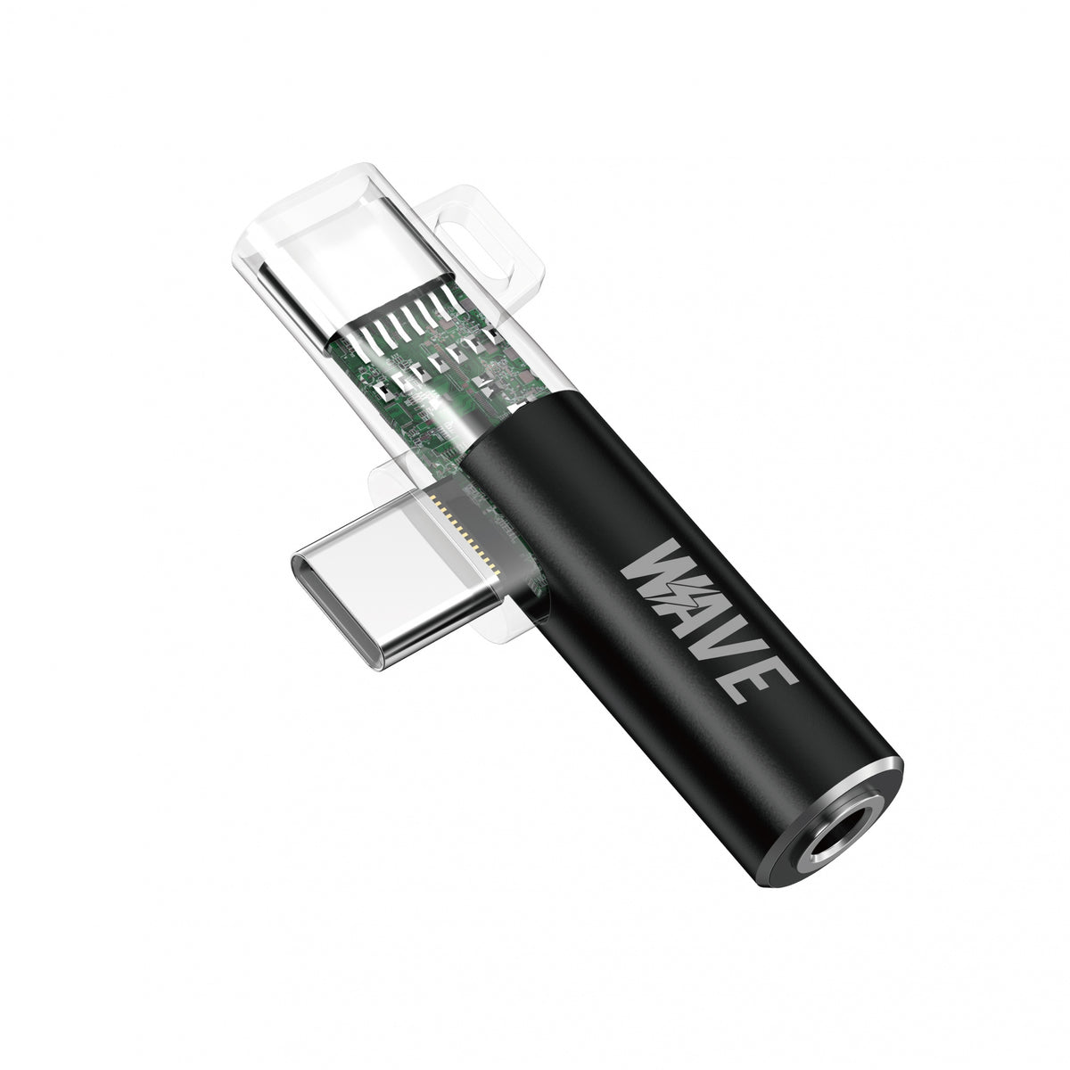 Wave WA-356 Type-C To 3.5 mm & Type-C Adapter (Call | Fast Charging | Music)