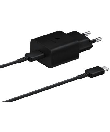 Samsung EP-T1510 USB-C Fast Adaptor With Cable (15W) (zwart