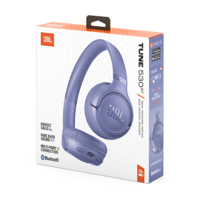 JBL Tune 530BT Wireless On-Ear Headphones (Paars)