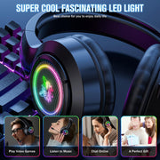 ONIKUMA X1 bedrade gaming headset 3,5 mm met LED-verlichting
