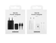 Samsung EP-T1510 USB-C Fast Adaptor With Cable (15W) (zwart