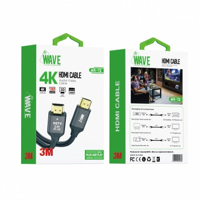 Wave WA-71 HDMI 4K Kabel – 2 Meter