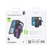 Rixus Duo magnetische wallet voor Samsung Galaxy S26 Plus – zwart