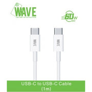 Wave WA-59 Type-C to Type-C Cable 1M (60 Wat) (wit)