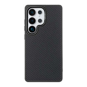 Rixus Mag Carbon MagSafe-compatibel hoesje voor Samsung Galaxy S26 Ultra – zwart