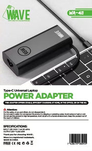 Aanvullende productafbeelding bij de Wave WA-411 USB-C laptopadapter