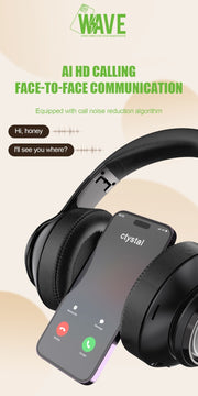 Wave WA-176 Noise Reducttion ANC Wireless Headset (zwart)