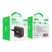 Wave WA-439 200W GaN Pro Desktop Fast Charger With Panoramic Air Conduction