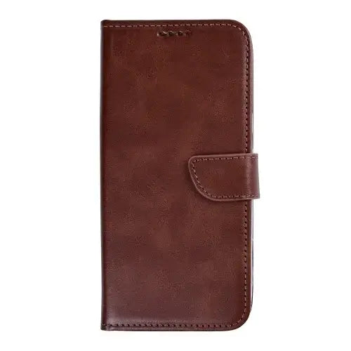 Rixus bookcase voor Samsung Galaxy A27 – bruin