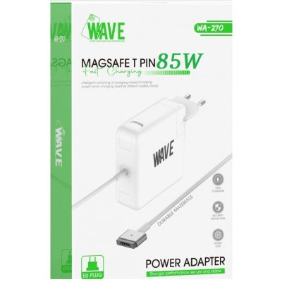 Productafbeelding bij de Wave WA-270 laptopadapter met MagSafe T-stekker, 85W