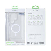 Rixus Anti-Burst hoesje voor Samsung Galaxy S25 Ultra – MagSafe-compatibel, transparant
