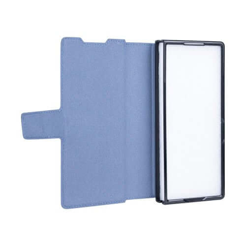Rixus wallet-hoesje met penhouder voor Samsung Galaxy Z Fold4 – sierrablauw