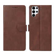 Rixus bookcase voor Samsung Galaxy S25 Ultra – bruin