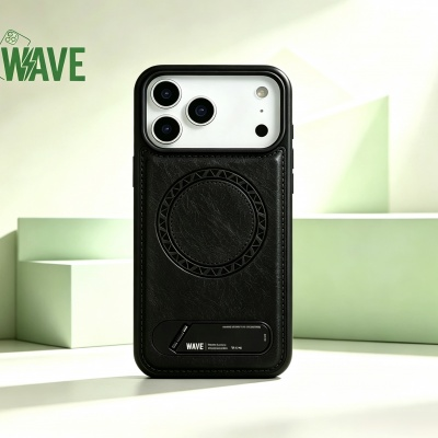Wave Magnetische Hoes met Stand Galaxy A36 - Zwart