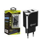 Universele Dual USB-A Thuislader 10W – Zwart - Laad Centrum