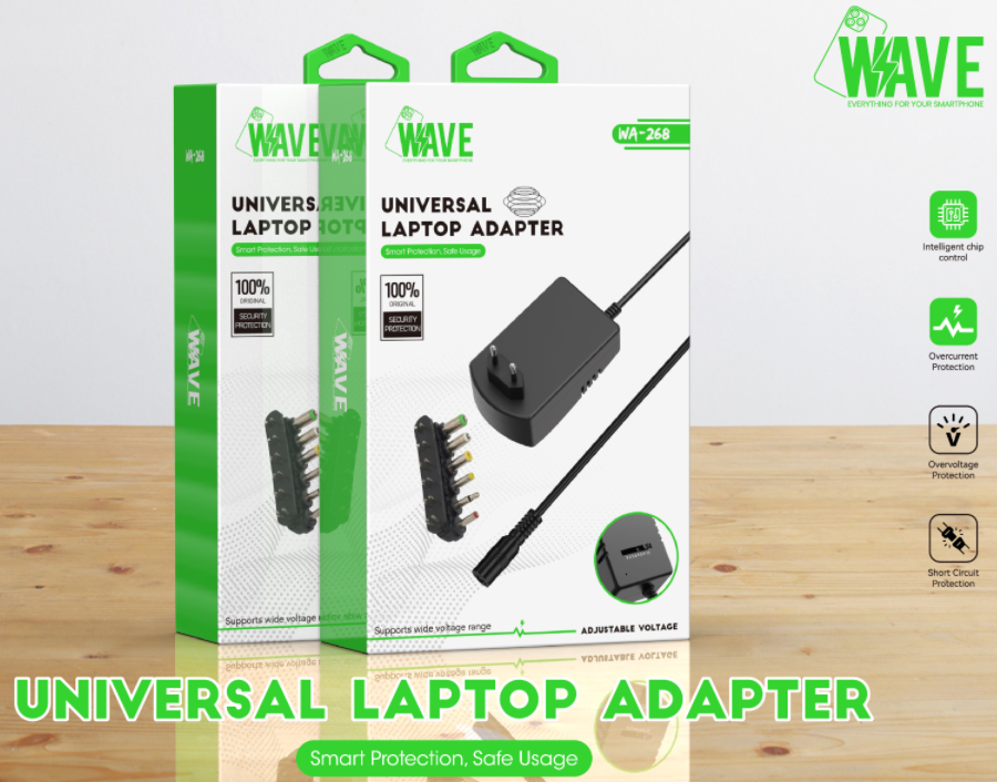 Wave WA-268 Universal AC Adapter 30W Max