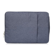 Laptop sleeve 11 12 inch donkerblauw voor veilige opslag en vervoer van je laptop in stijl.