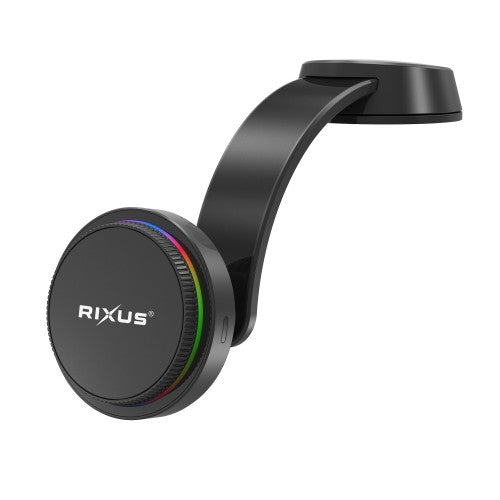 Rixus RXWC24 Draadloze Autotelefoonhouder 25W met Koeling – Zwart
