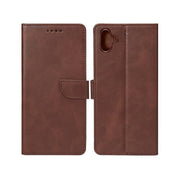 Rixus bookcase voor Samsung Galaxy A06 – bruin